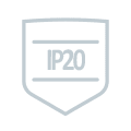 Degree of protection IP20