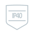 Degree of protection IP40