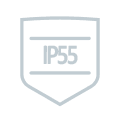 Degree of protection IP55