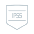 Degree of protection IP55