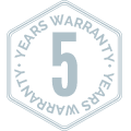 5 Years Warranty